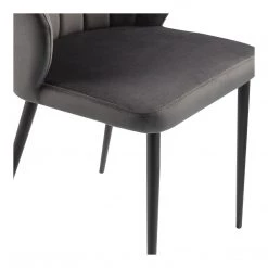 Moe's Home Collection Chairs Mags Dining Chair Dark Grey-m2