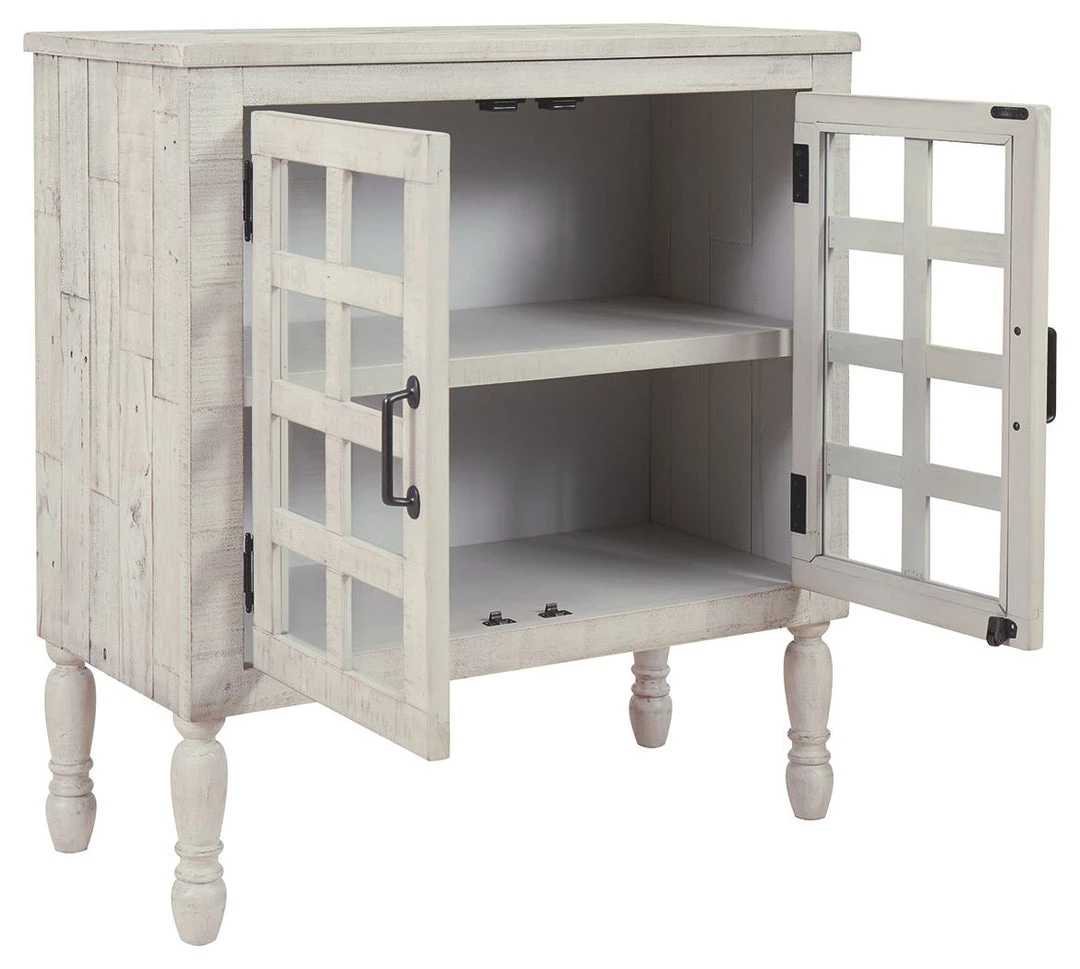 Ashley Furniture Falkgate - Whitewash - Accent Cabinet 5 Ashley Furniture Falkgate - Whitewash - Accent Cabinet