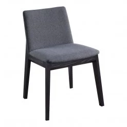 Moe's Home Collection Deco Ash Dining Chair Charcoal-m2 Chairs