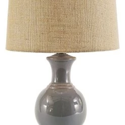 Ashley Furniture Magdalia - Gray - Ceramic Table Lamp (1/cn) Accessories