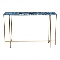 Moe's Home Collection Tables Blue Agate Console Table