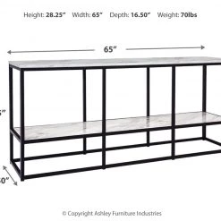 Ashley Furniture Donnesta - Gray/black - Extra Large Tv Stand TV Stands