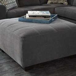 Benchcraft® Ottomans Ambee - Slate - Oversized Accent Ottoman