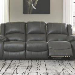 Signature Design By Ashley® Calderwell - Gray - 2 Pc. - Reclining Sofa, Loveseat Reclining Furniture