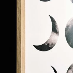 Ashley Furniture Accessories Shaydunn - Black/white - Wall Art - Moon