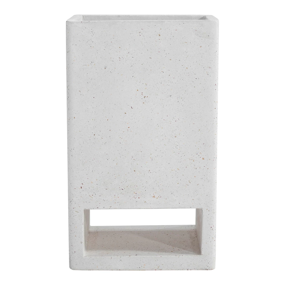 Moe's Home Collection Accessories Bristol Planter Ivory Terrazzo 3 Moe's Home Collection Accessories Bristol Planter Ivory Terrazzo