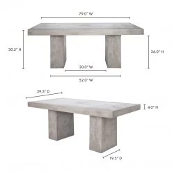 Moe's Home Collection Tables Antonius Outdoor Dining Table 12 Moe's Home Collection Tables Antonius Outdoor Dining Table