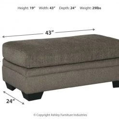 Ashley Furniture Dorsten - Contemporary - Upholstered Ottomans
