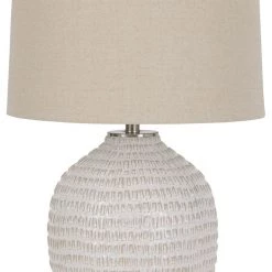 Ashley Furniture Jamon - Beige - Ceramic Table Lamp (1/cn) Accessories