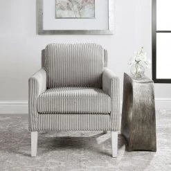 Chairs Uttermost Cavalla Gray Accent Chair