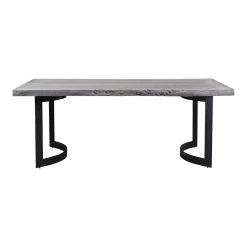 Moe's Home Collection Tables Bent Dining Table Extra Small Weathered Grey