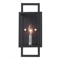 Uttermost Quadrangle 1 Light Black Sconce Accessories