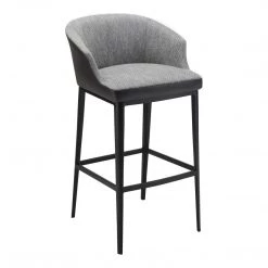 Moe's Home Collection Beckett Barstool Grey Stools