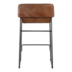 Moe's Home Collection Stools Starlet Counter Stool Open Road Brown Leather-m2