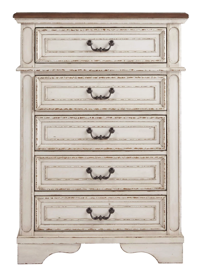 Ashley Furniture Realyn - Chipped White - Chest Chests 5 Ashley Furniture Realyn - Chipped White - Chest Chests