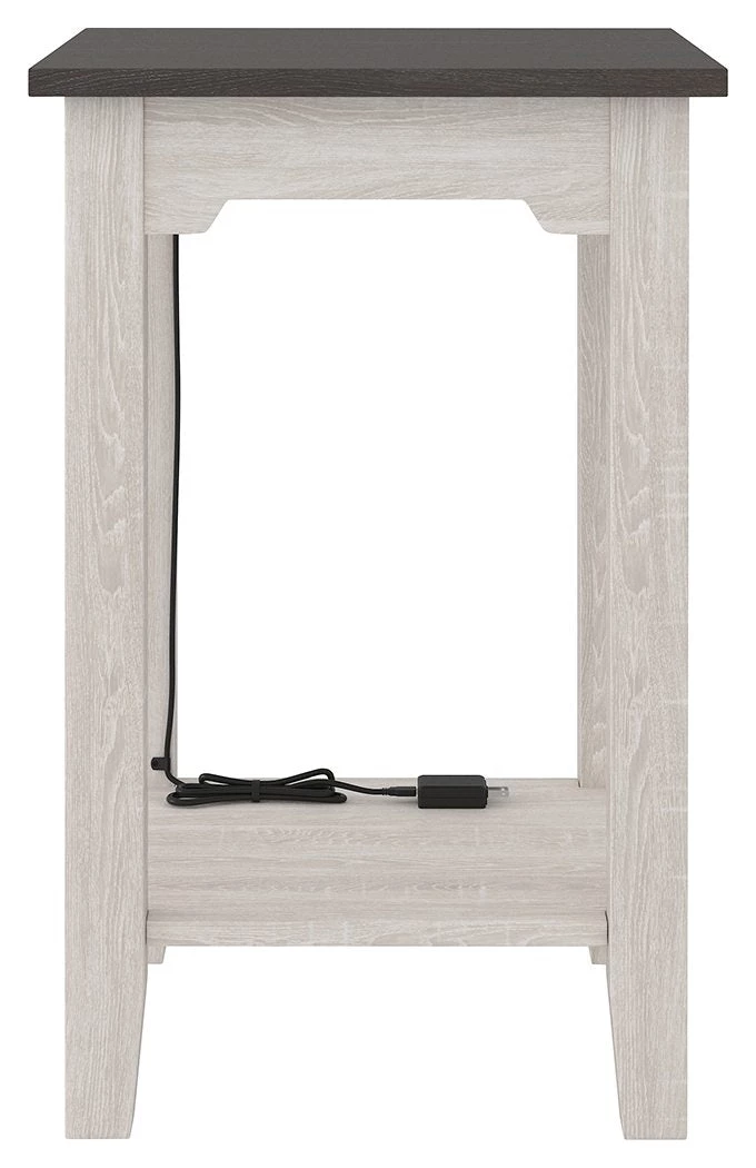 Ashley Furniture Tables Dorrinson - White / Black / Gray - Chair Side End Table 6 Ashley Furniture Tables Dorrinson - White / Black / Gray - Chair Side End Table