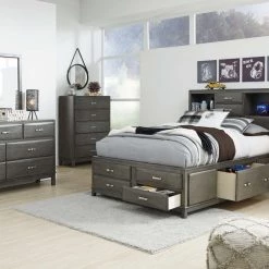 Signature Design By Ashley® Caitbrook - Gray - Full Storage Bed Beds