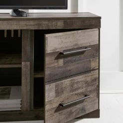 Ashley Furniture TV Stands Derekson - Multi - LG TV Stand W/Fireplace Option 24 Ashley Furniture TV Stands Derekson - Multi - LG TV Stand W/Fireplace Option