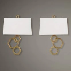 Uttermost Deseret Brass 2 Light Sconce S/2 Accessories
