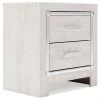 Ashley Furniture Altyra - White - Two Drawer Night Stand 2 Ashley Furniture Altyra - White - Two Drawer Night Stand
