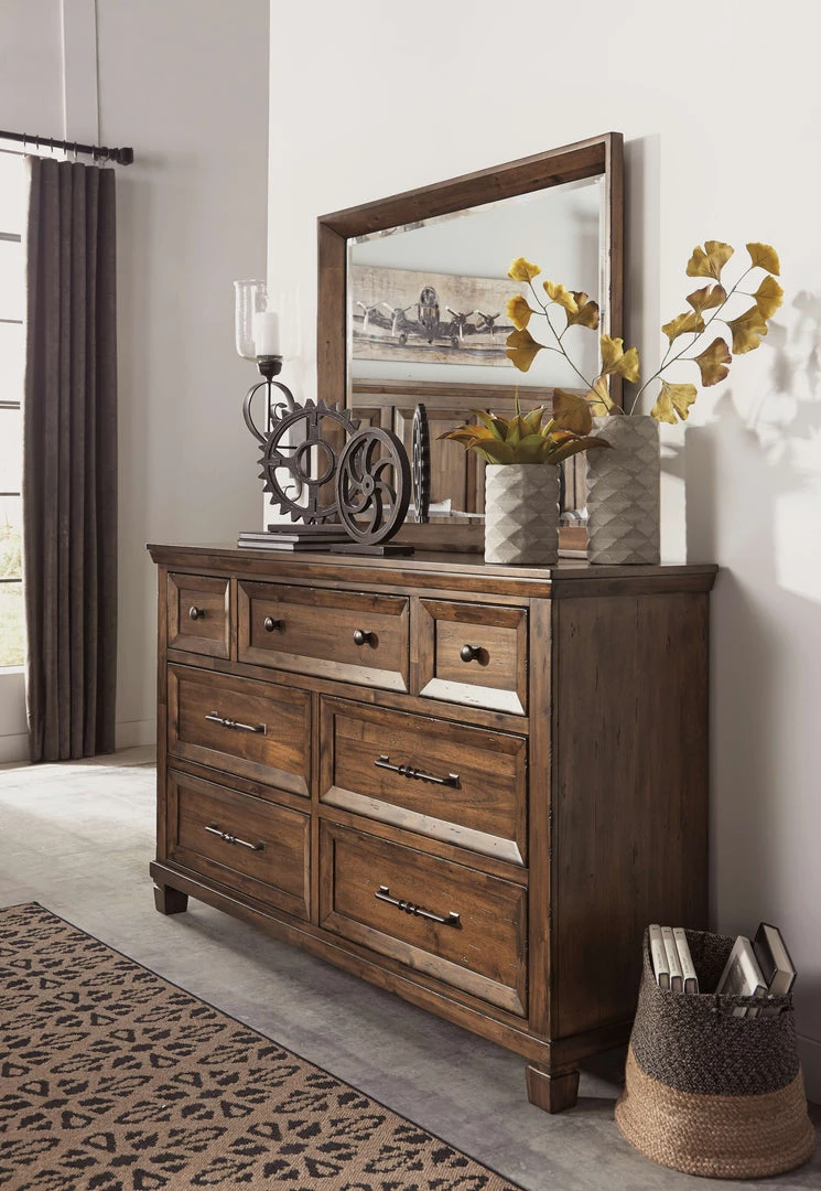 Ashley Furniture Royard - Warm Ultimate Best In Class Dresser, Mirror 8 Ashley Furniture Royard - Warm Ultimate Best In Class Dresser, Mirror