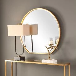 Accessories Uttermost Cabell Gold Mirror