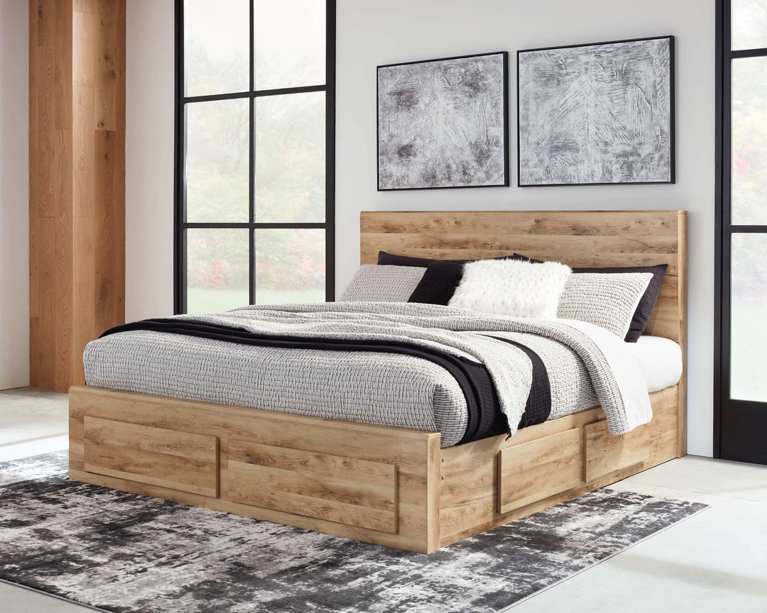 Signature Design By Ashley® Beds Hyanna - Tan - King Panel Bed With 4 Storage Drawers 3 Signature Design By Ashley® Beds Hyanna - Tan - King Panel Bed With 4 Storage Drawers