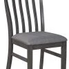 Ashley Furniture Luvoni - Dark Gray - Dining Uph Side Chair (2/cn)