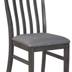 Ashley Furniture Luvoni - Dark Gray - Dining Uph Side Chair (2/cn)