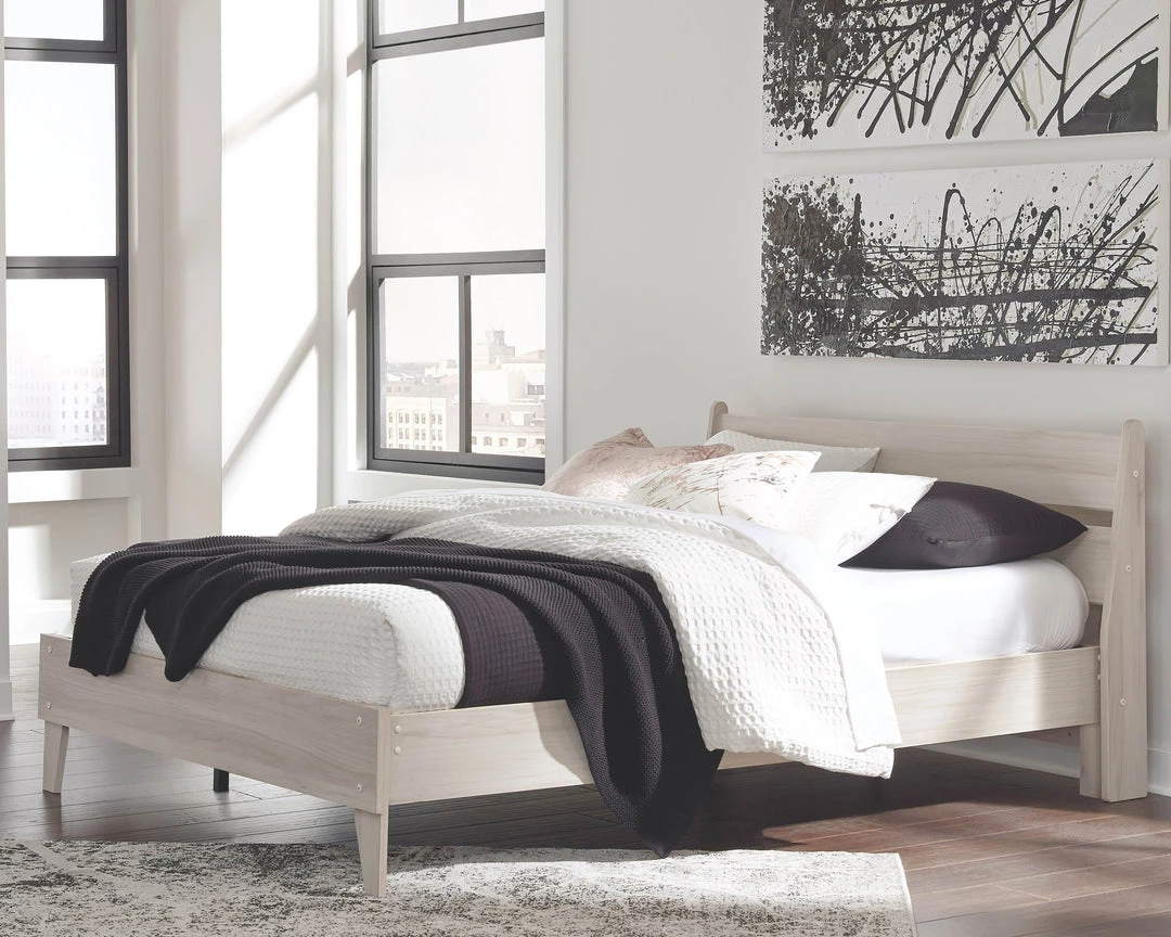 Signature Design By Ashley® Socalle - Natural - 5 Pc. - Dresser, Queen Panel Platform Bed, 2 Nightstands 4 Signature Design By Ashley® Socalle - Natural - 5 Pc. - Dresser, Queen Panel Platform Bed, 2 Nightstands