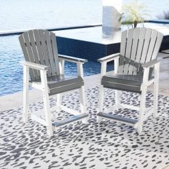 Signature Design By Ashley® Transville - Gray / White - 5 Pc. - Dining Set With Chairs Outdoor Sets 15 Signature Design By Ashley® Transville - Gray / White - 5 Pc. - Dining Set With Chairs Outdoor Sets