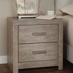 Ashley Furniture Culverbach - Gray - Two Drawer Night Stand