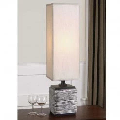 Accessories Uttermost Ciriaco Antiqued Silver Buffet Lamp
