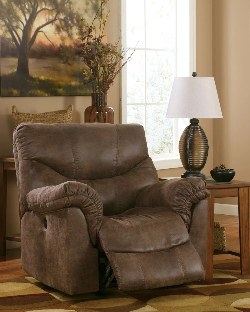 Ashley Furniture Alzena - Gunsmoke - Rocker Recliner 6 Ashley Furniture Alzena - Gunsmoke - Rocker Recliner