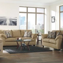 Ashley Furniture Fantell - Dark Brown - Occasional Table Set (3/cn)