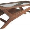 Ashley Furniture Charzine - Warm Brown - Rectangular Cocktail Table