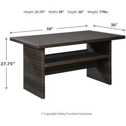 Signature Design By Ashley® Easy Isle - Dark Brown/beige - 3 Pc. - Lounge Set 17 Signature Design By Ashley® Easy Isle - Dark Brown/beige - 3 Pc. - Lounge Set