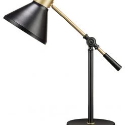 Ashley Furniture Garville - Black/gold Finish - Metal Desk Lamp (1/cn)
