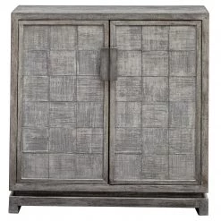 Uttermost Hamadi Distressed Gray 2 Door Cabinet Cabinets