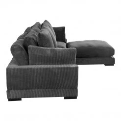 Moe's Home Collection Tumble Lounge Modular Sectional Charcoal Sectionals