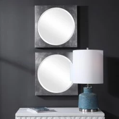 Accessories Uttermost Aletris Modern Square Mirrors, S/2