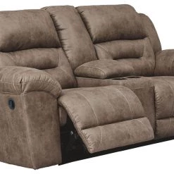 Ashley Furniture Stoneland - Console - Reclining Loveseats Reclining Furniture