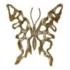 Moe's Home Collection Metal Butterfly Champagne Large