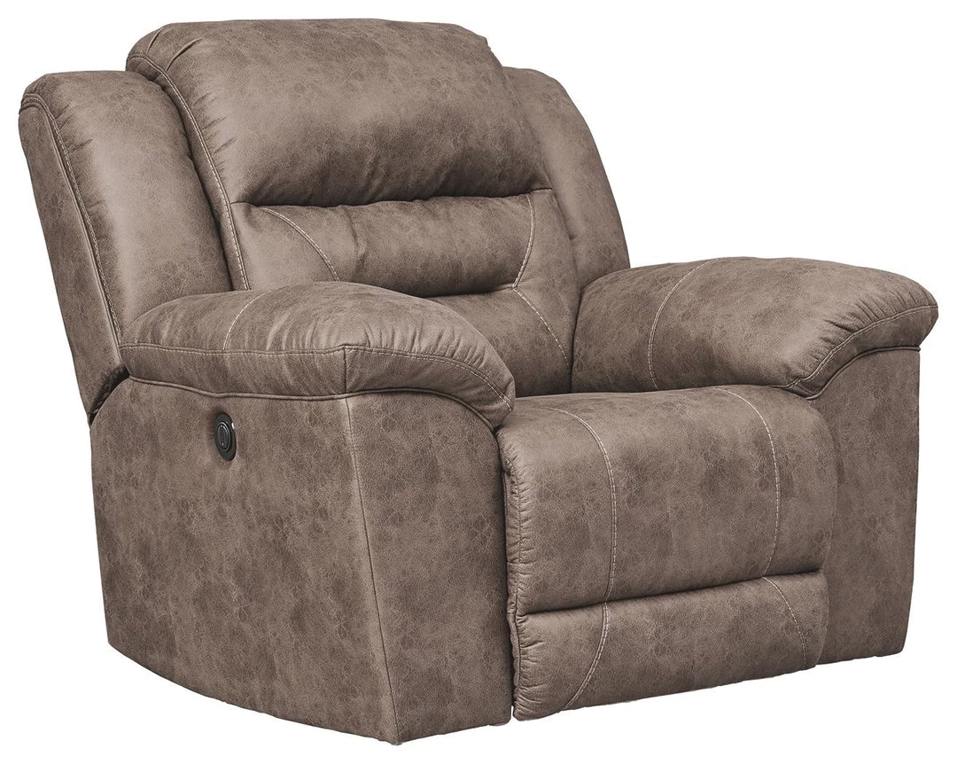 Ashley Furniture Reclining Furniture Stoneland - Channel-stitched Back - Power Recliners 4 Ashley Furniture Reclining Furniture Stoneland - Channel-stitched Back - Power Recliners