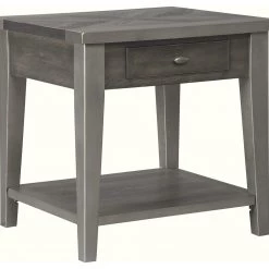 Ashley Furniture Tables Branbury - Grayish Brown - Rectangular End Table