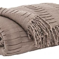 Ashley Furniture Mendez - Taupe - Throw (3/cs)