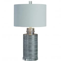 Accessories Uttermost Anitra Metallic Silver Table Lamp