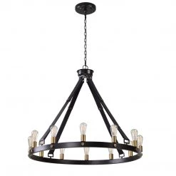 Uttermost Marlow 12 Light Circle Chandelier Accessories 12 Uttermost Marlow 12 Light Circle Chandelier Accessories