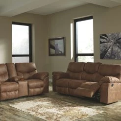 Signature Design By Ashley® Boxberg - Reclining Sofa, Double Reclining Loveseat With Console Reclining Furniture