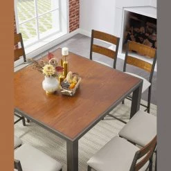 Signature Design By Ashley® Stellany - Dark Brown - 9 Pc. - Counter Table, 8 Upholstered Barstools Dining Room Sets 15 Signature Design By Ashley® Stellany - Dark Brown - 9 Pc. - Counter Table, 8 Upholstered Barstools Dining Room Sets